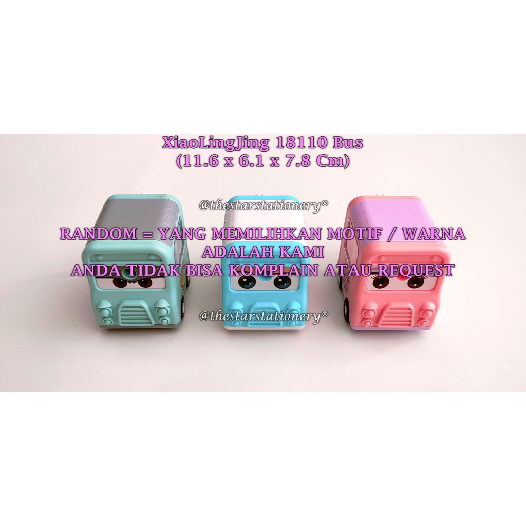 

(1 Biji) GROSIR Rautan Meja Bus XIAOLINGJING 11.6*6.1*7.8 / Rautan Putar Xiaolingjing 18110 Bus
