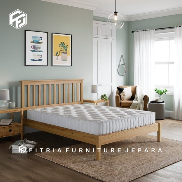 dipan kayu jati perhutani / dipan rangka tempat tidur kayu jati tpk