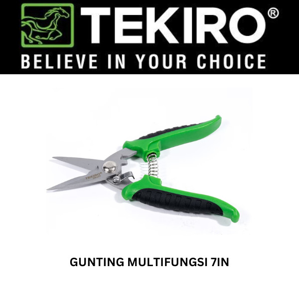 

TEKIRO GUNTING MULTIFUNGSI 7" / GUNTING SENG PLAT HOLO BAJA RINGAN