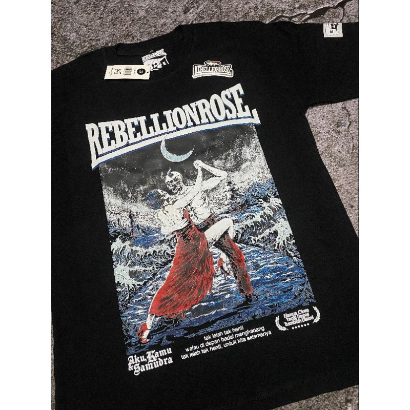 rebellion rose Tshirt aku Kamu dan samudra / kaos punk / kaos comrades