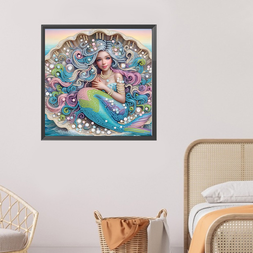 

5D DIY Partial Special Shaped Drill Diamond Painting Kit Elf Girl Decor