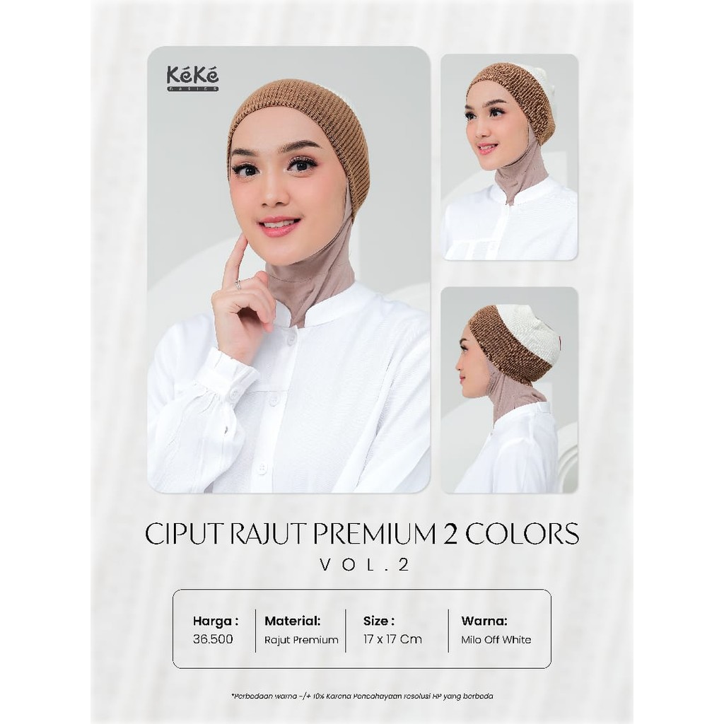 InaraCollection Cp Cl Ciput Rajut Premium 2 Warna Vol 2 by Keke /Terlaris