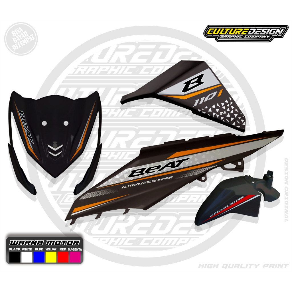 STRIPING TRANSPARAN BEAT FI SIMPLE