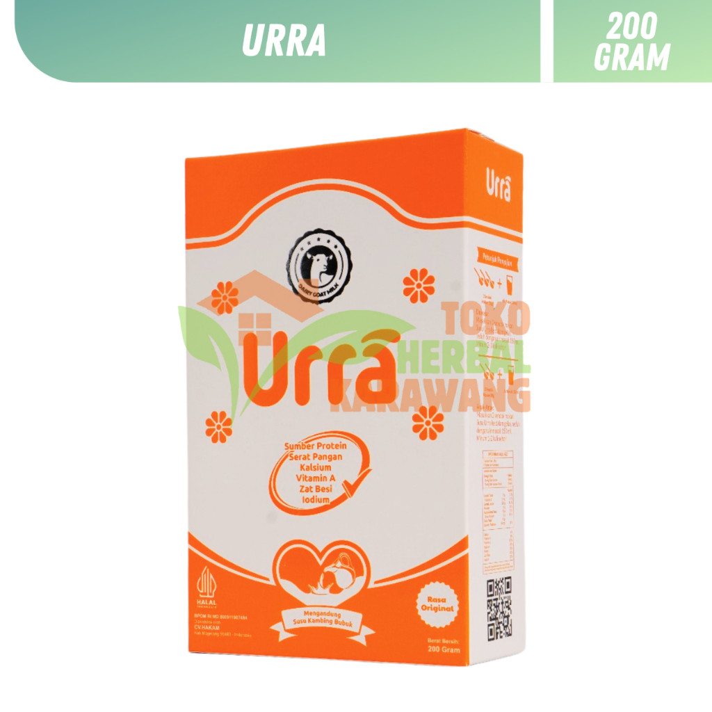 

TERBAIK Urra - Susu Kambing Saneen Kualitas Premium Isi 200gr