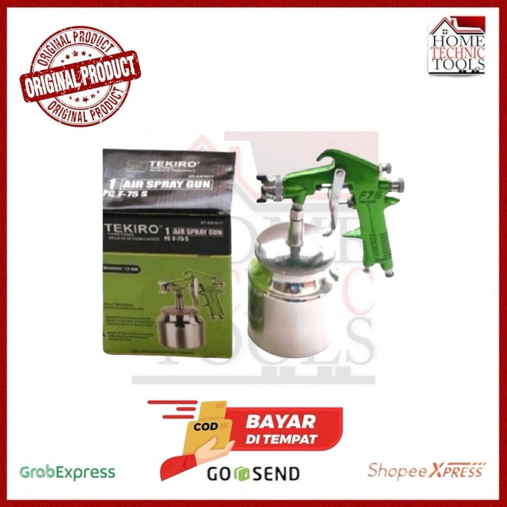 TEKIRO F75S SPRAY GUN TABUNG BAWAH F75S 750cc / SEMPROTAN CAT TABUNG BAWAH