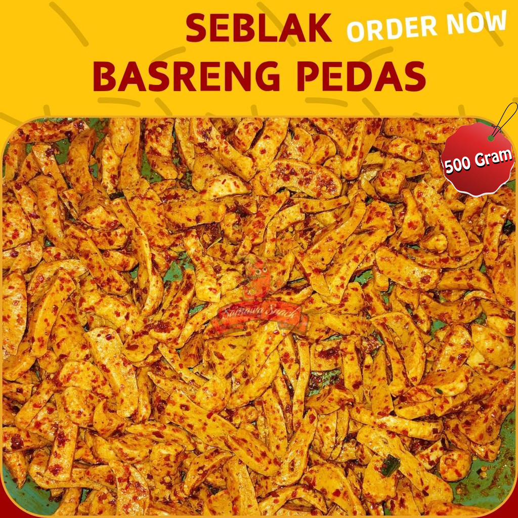 

Basreng pedas daun jeruk isi 500 gram