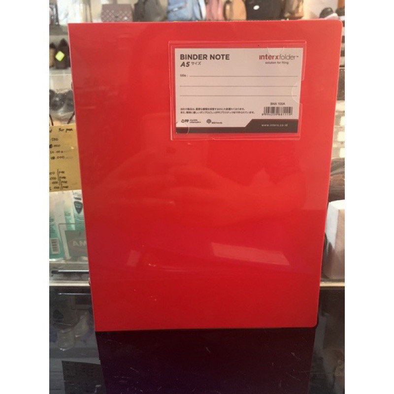 

(WK ACC ) Map Binder note besi dan A5 inter X warna