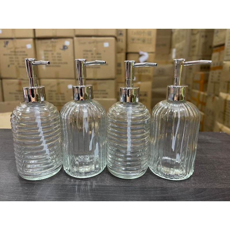 (wk acc) TEMPAT SABUN BENING 2074 PUMP / Botol pump kaca / Botol Sabun Kaca Warna Pump | Botol Lotio