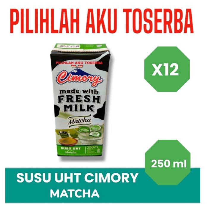 

Susu CIMORY MATCHA 250 ml - ( HARGA 12 pcs )