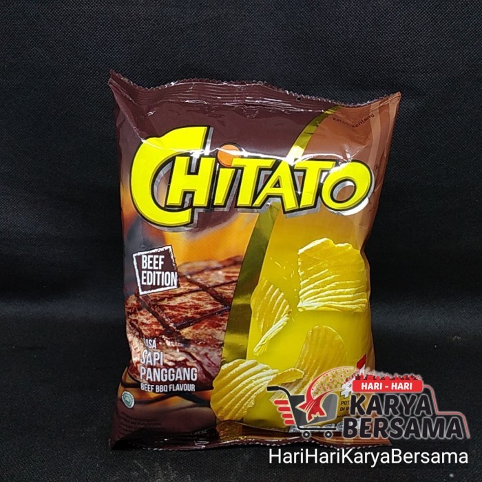 

MAKANAN RINGAN SNACK CHITATO SAPI PANGGANG BEEF BBQ FLAVOUR 35GR