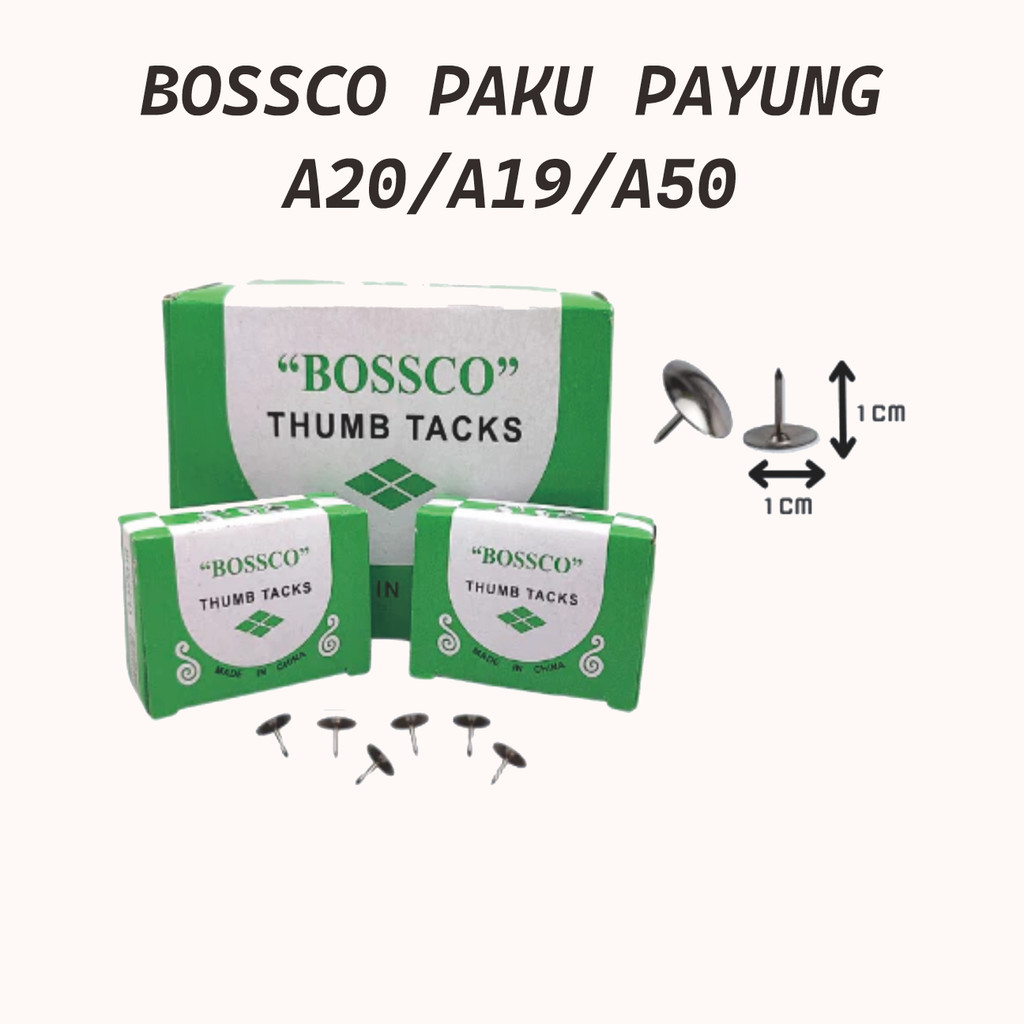 

Thumb Tacks / Pines / Paku Payung Bossco A-19~50