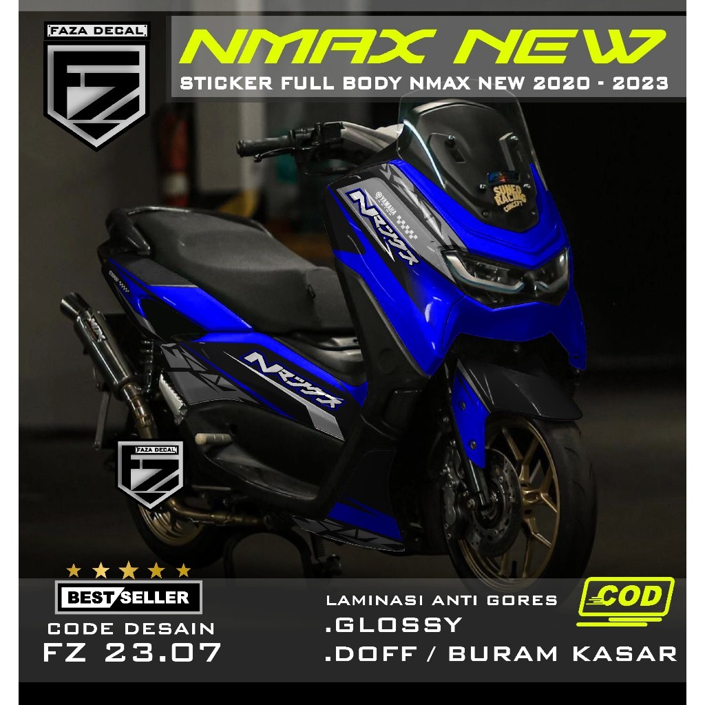Decal nmax new fullbody 2023 - Sticker nmax new full body 2020 2021 2022 2023 terbaru terlaris Desai