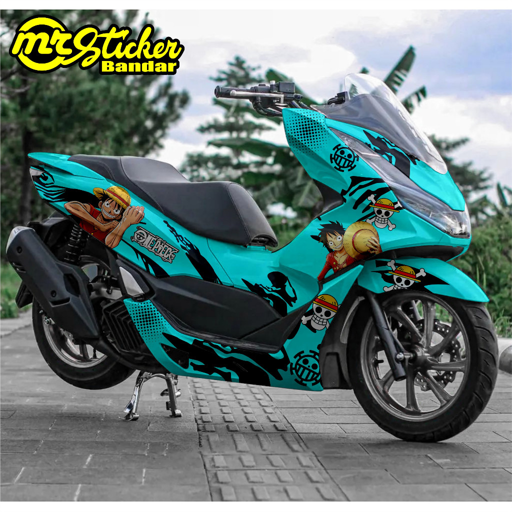 Decal PCX One piece Full Body Stiker PCX Full Body Dekal PCX 150 Decal PCX 160 Monkey D Luffi