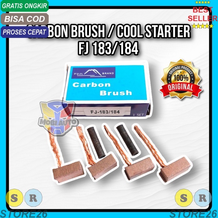 (MA) Carbon Brush / Cool Starter FJ183/184 / FJ 183 / 184
