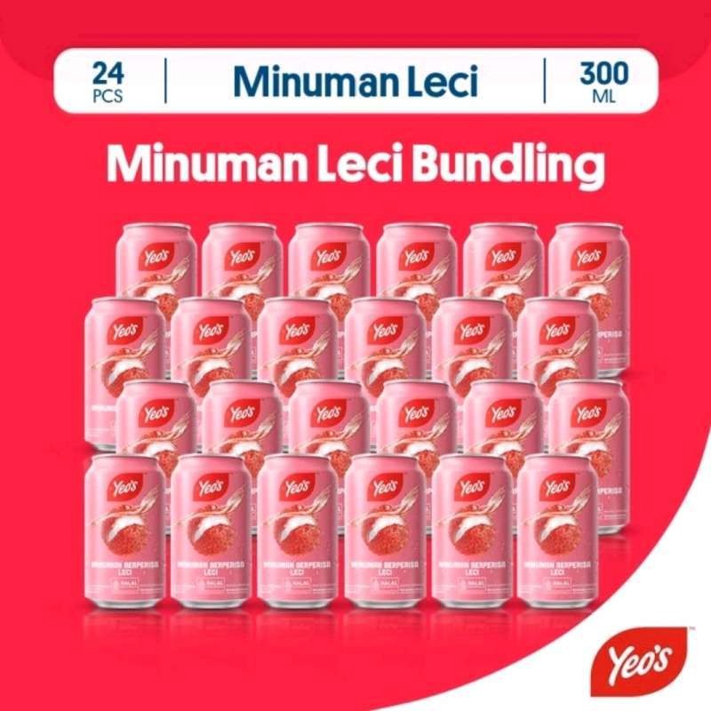 

Yeos Minuman Leci Kaleng 1 Karton (24x300ml)