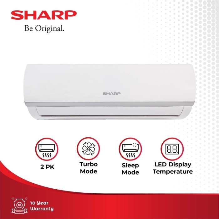 [CIREBON] SHARP AC 2 PK AH-A18ZCY  Split Standard 1,640 Watt