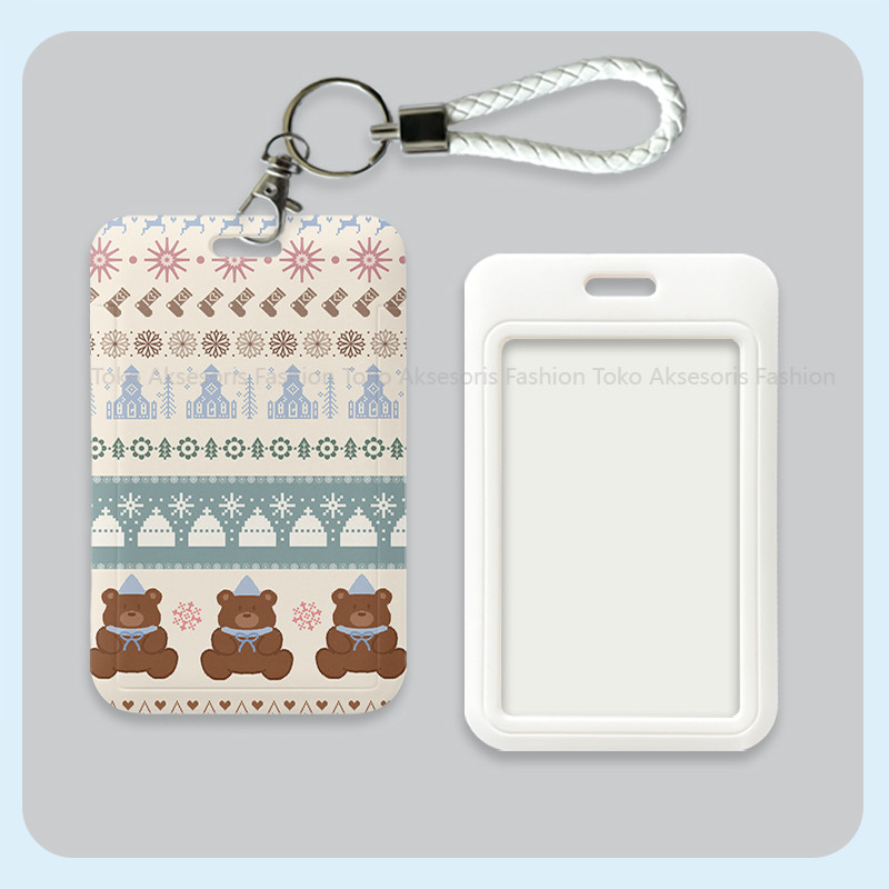

id card holder tempat kartu lucu layer lanyard photocard aesthetic gantungan kartu nama tag cute nametag cari di lanyard 069