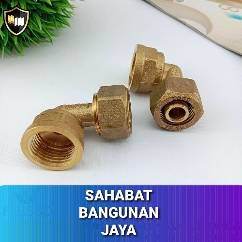 KENI DRAT DALAM KUNINGAN ½ INCH AIR PANAS