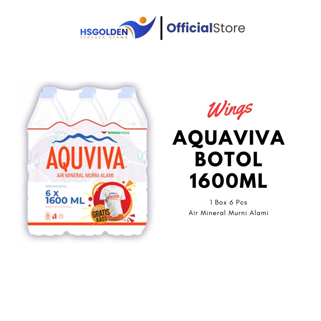 

Aquaviva Botol 1600 ml Isi 6 Botol