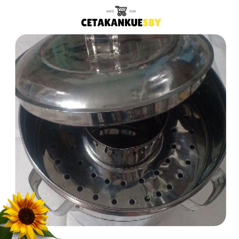 Dandang Bakso Tutup Stainles Ukuran 24cm