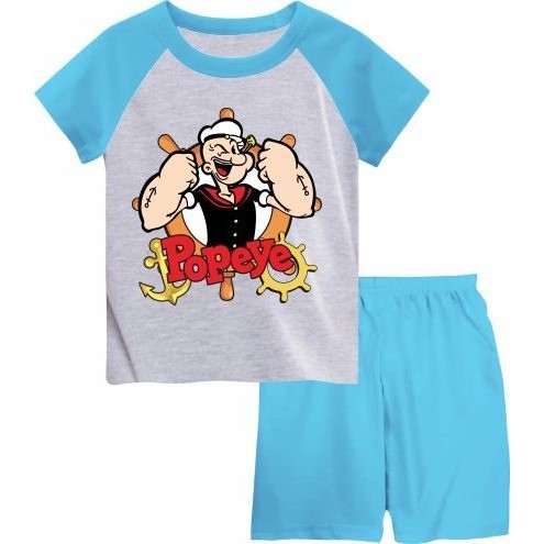 YosellaKIDS// SHOP_KAOSMURAHJKT/BAJU SETELAN/ SETELAN KIMONO ANAK CEW/COW/GAMBAR POPEYE/BAHAN TC SOF