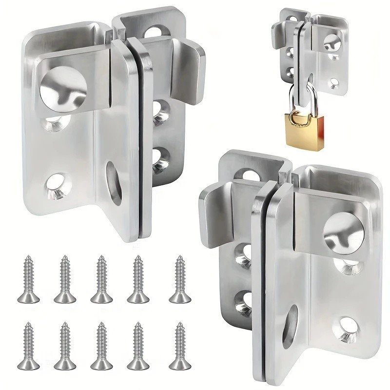 Grendel Pintu Sliding Geser / Grendel Kait Slot Pintu Kotak Stainless / Grendel Pintu Geser Stainles