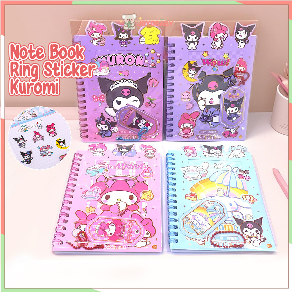 

Joyobaby Buku Note Book 3D Stiker Karakter Kartun Aesthetic
