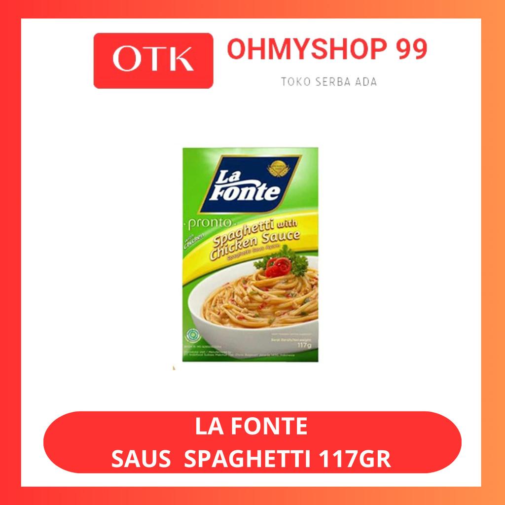 

La Fonte Spaghetti With Chicken Sauce 117gr