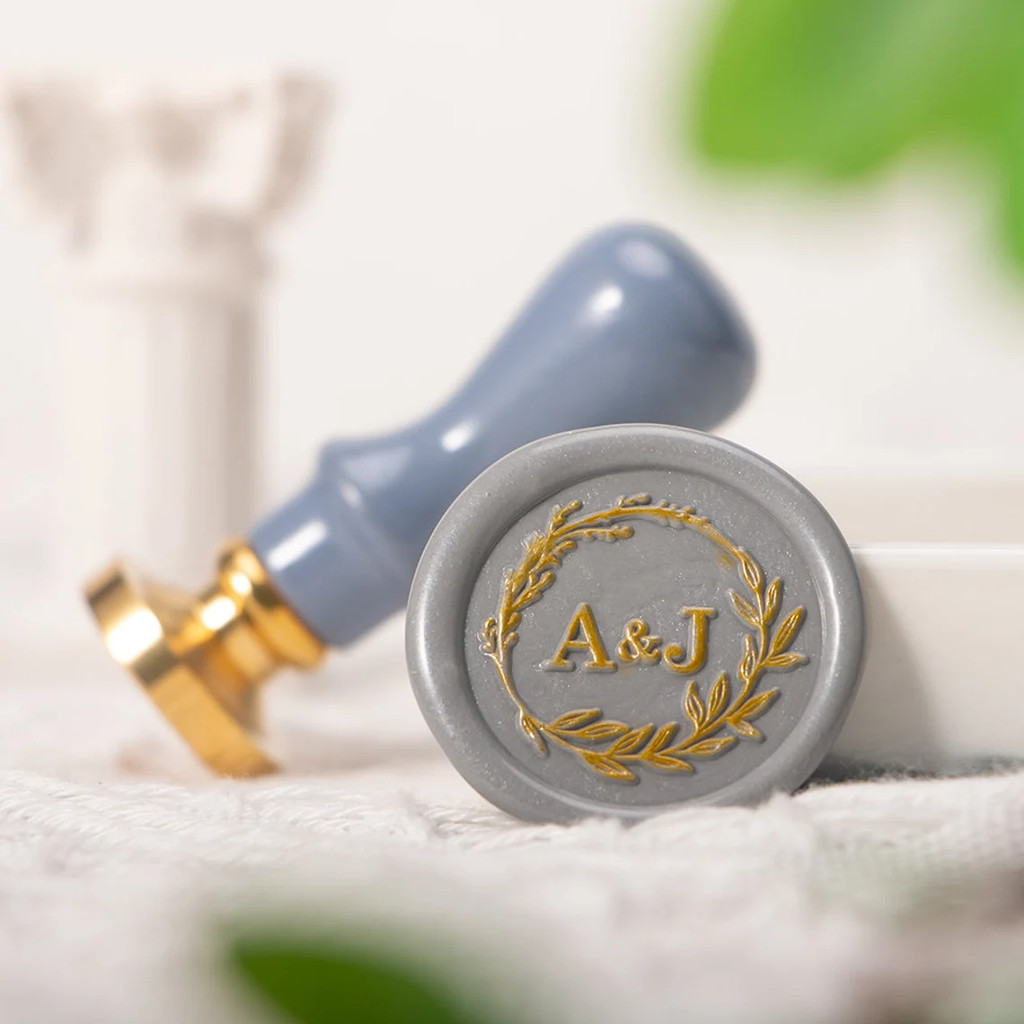

Personalized Wedding Wax seal stamp with 2 initials,Custom wedding sealing wax stamp Invitation Seal Stamp.initials wax seal