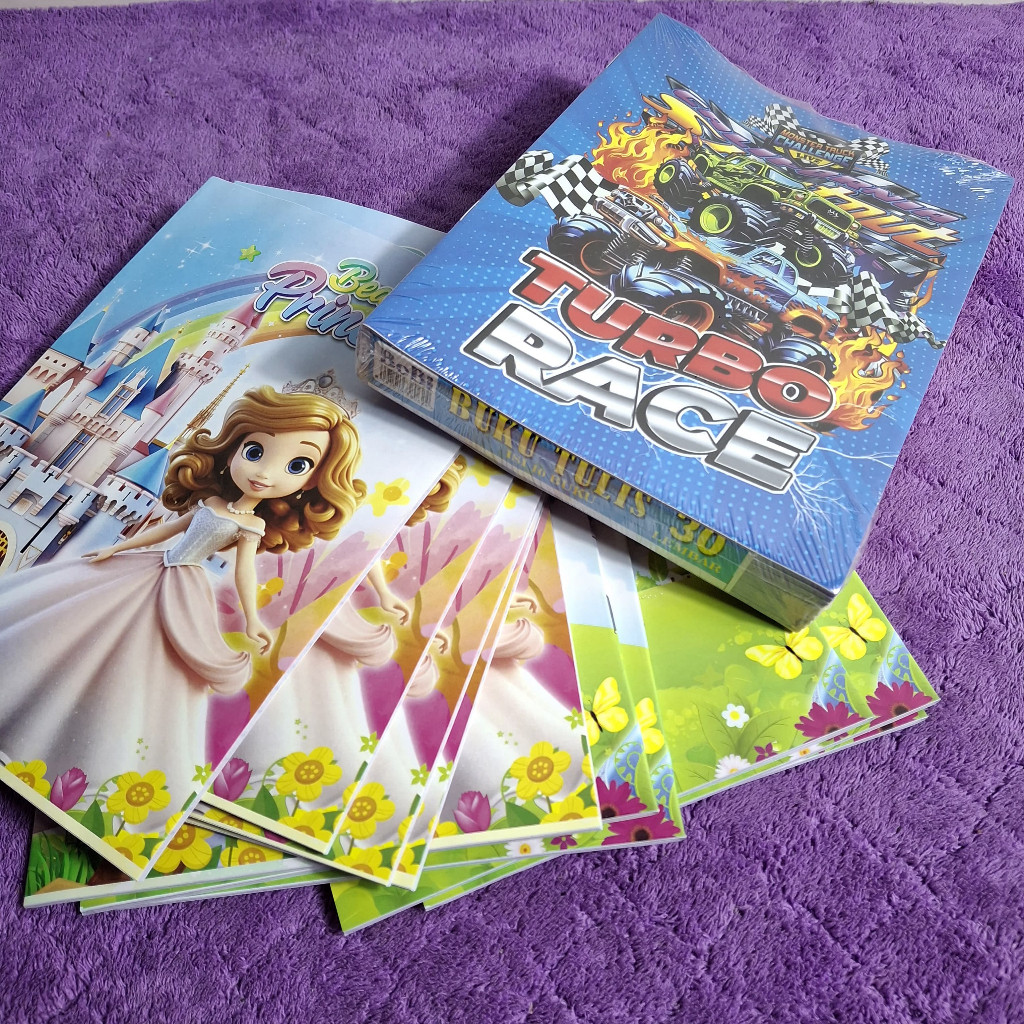 

HOT SALE (1PACK=10BUKU) BUKU TULIS BOBI 30 LEMBAR