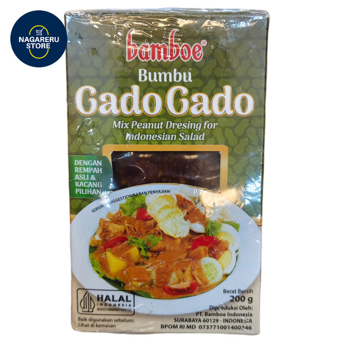 

Bamboe bumbu gado-gado (mix peanut dressing for Indonesian salad) 200gr