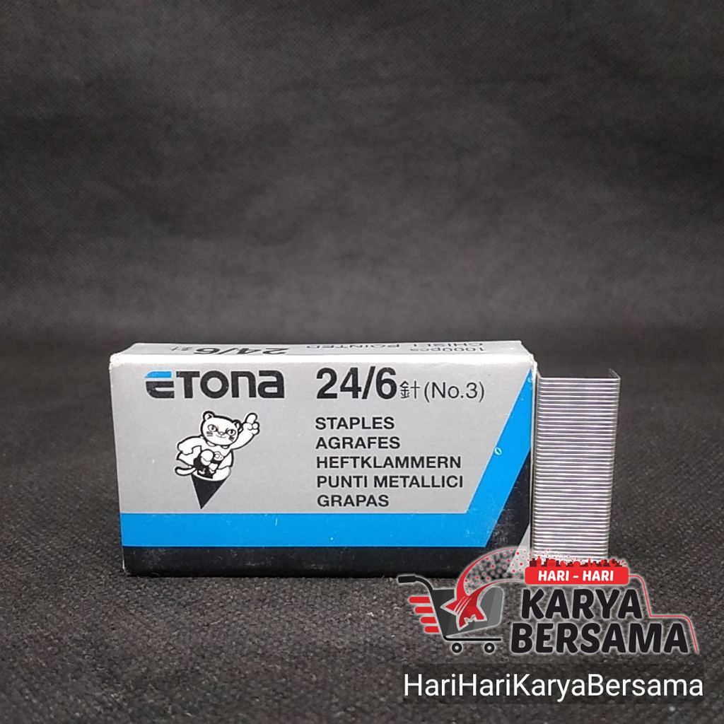 

ISI HEKTER ETONA STAPLES 24/6 (NO 3) 20'S