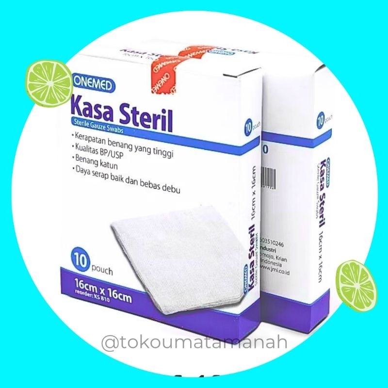 Cod Kasa steril, Kasa Steril Bayi, kasa steril untuk luka operasi, Kasa steril onemed, Kasa steril 1