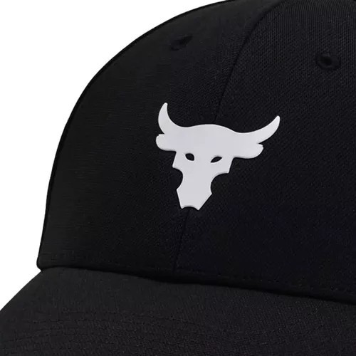 Under Armour UA Project Rock Snapback Cap W Black 1376719-001 Topi Original 100%