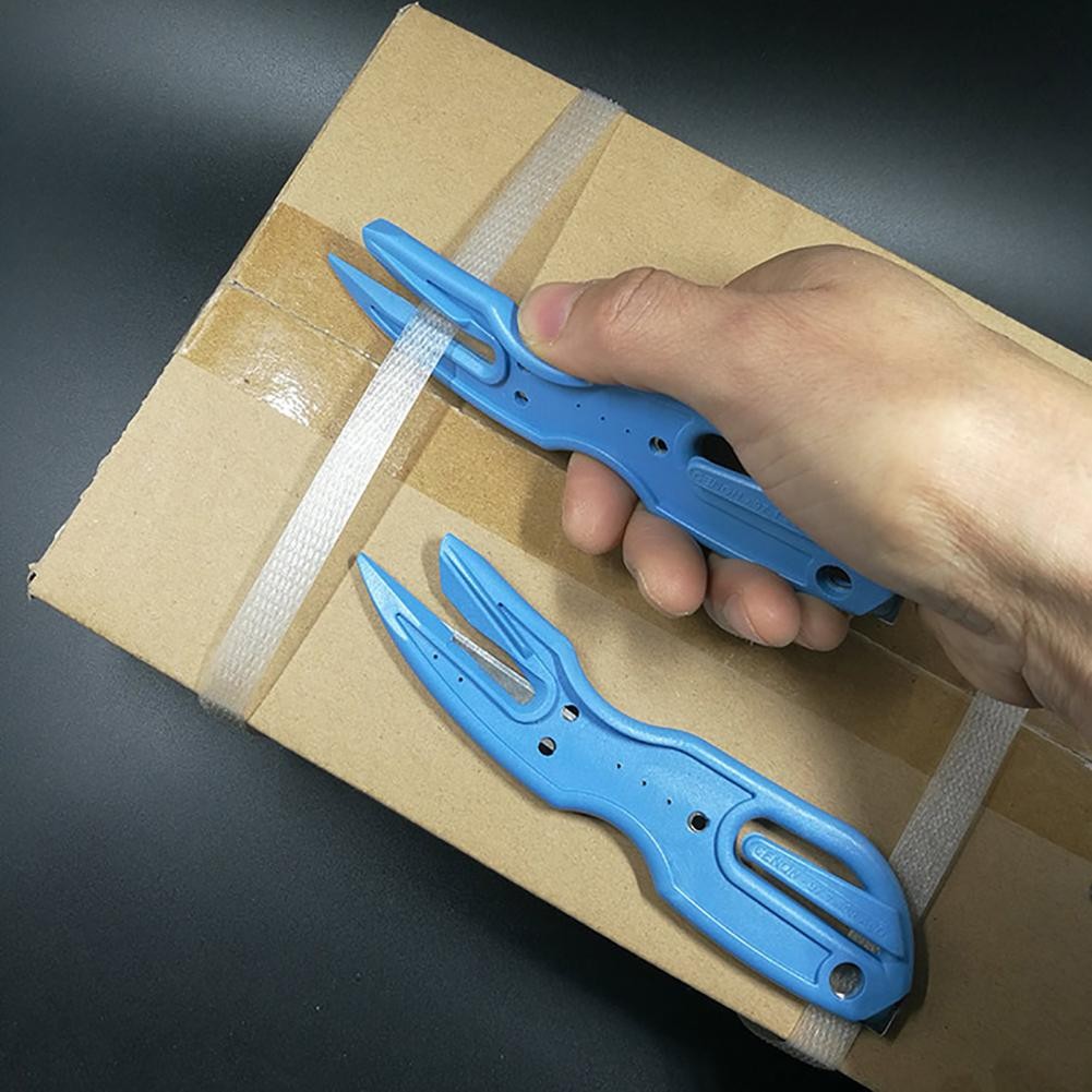 

Wrapping Strip Cutter Portable Safe Anti-slip Ergonomic Handle Multifunctional Express Box Opener Wrapping Tape Film Cutting Too