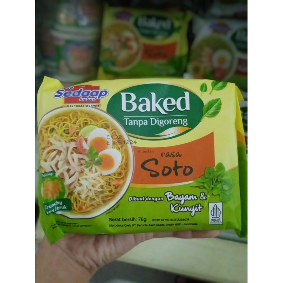 

Mie Sedap Baked Tanpa Digoreng All Variant - Soto