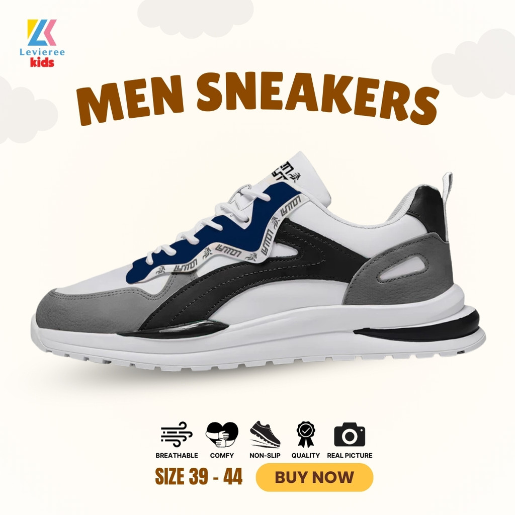 [JUAL RUGI] LVRkids Haechan Sepatu Sneakers Pria Original Sepatu Casual Olahraga Running LV0583