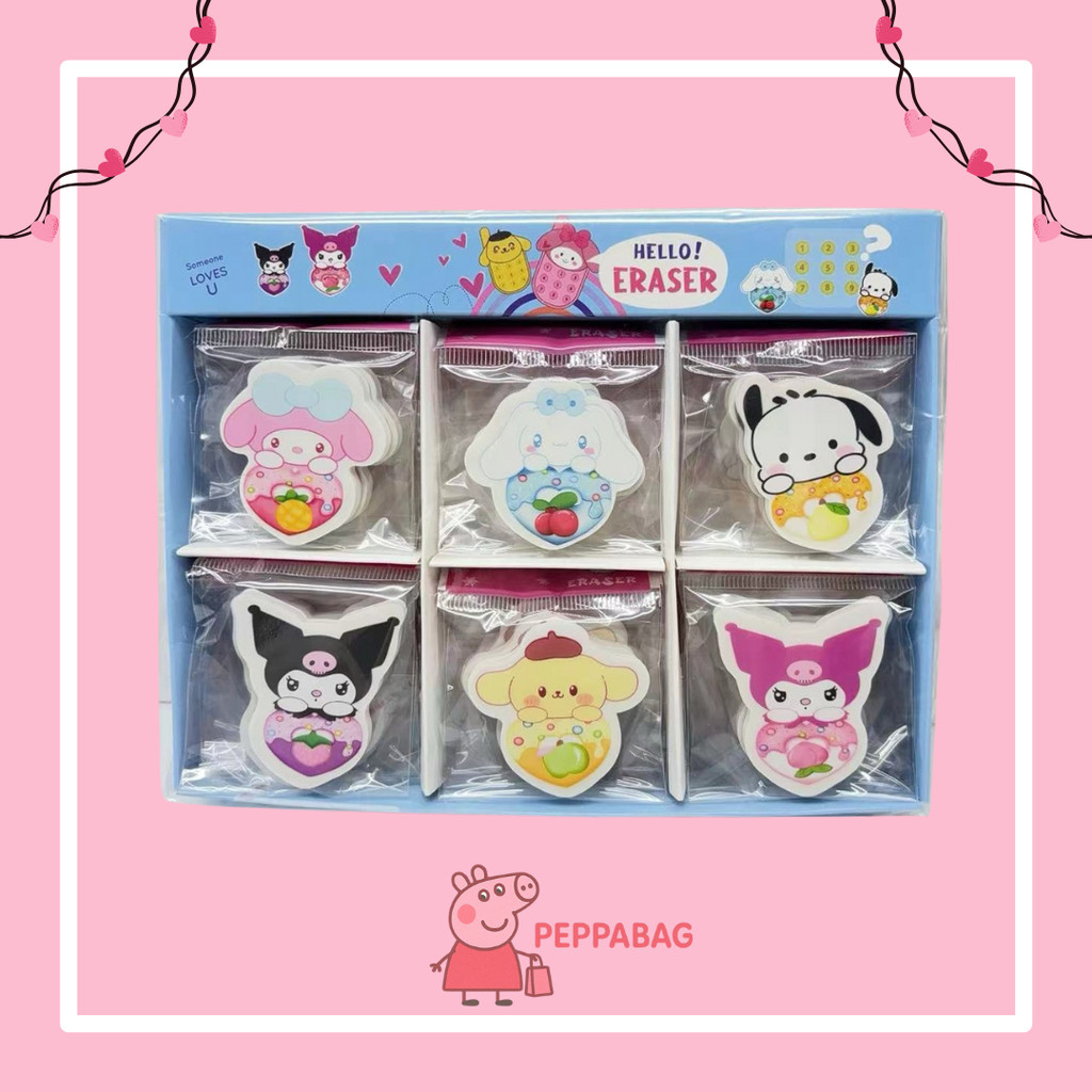 

Penghapus Hapusan Stip Eraser Karakter Sanrio 1 Pcs- ES0295