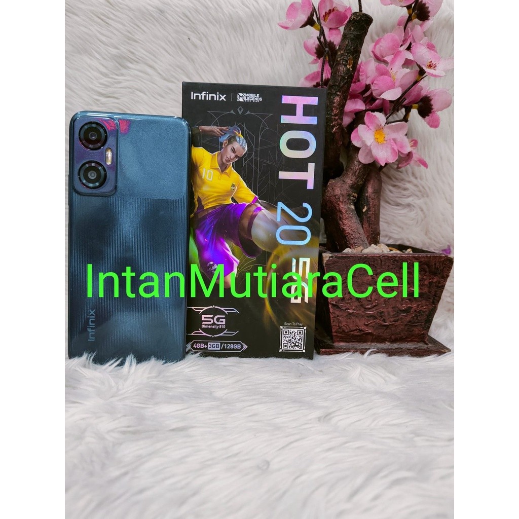 Infinix Hot 20 5G Ram 4GB + Extended Ram 3GB  Rom 128GB (Second)