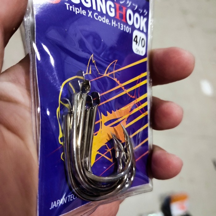 kail pancing hammerhead jigging triple x 13101 flat