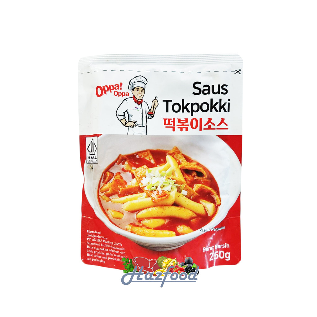 

Hazfood Bumbu Saus Tokpoki topoki Tteokbokki tokpokki Odeng Fish Cake 250g