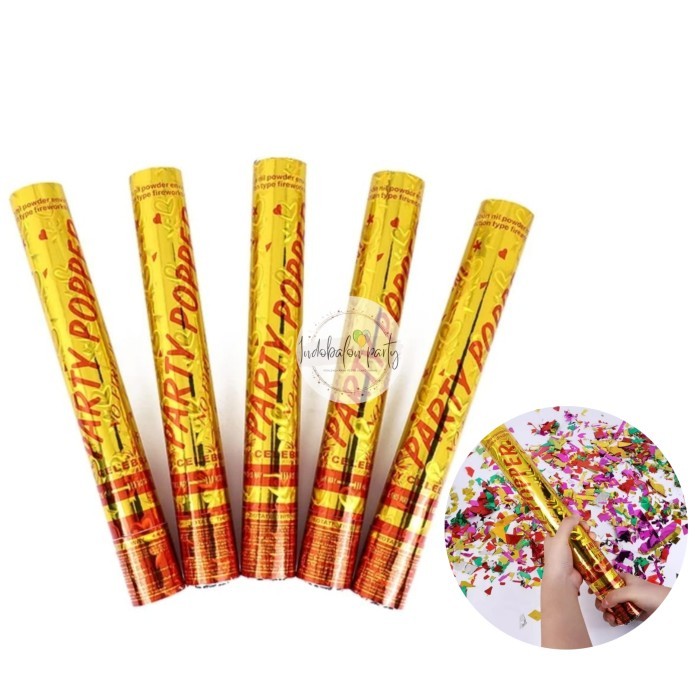 Party popper / confetti 40 cm