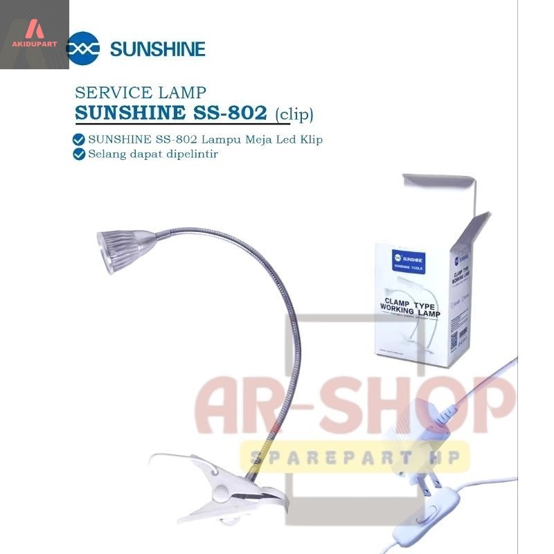 PART LAMPU SERVIS HP ELEKTRONIK / LAMPU BELAJAR / LAMPU LED JEPIT