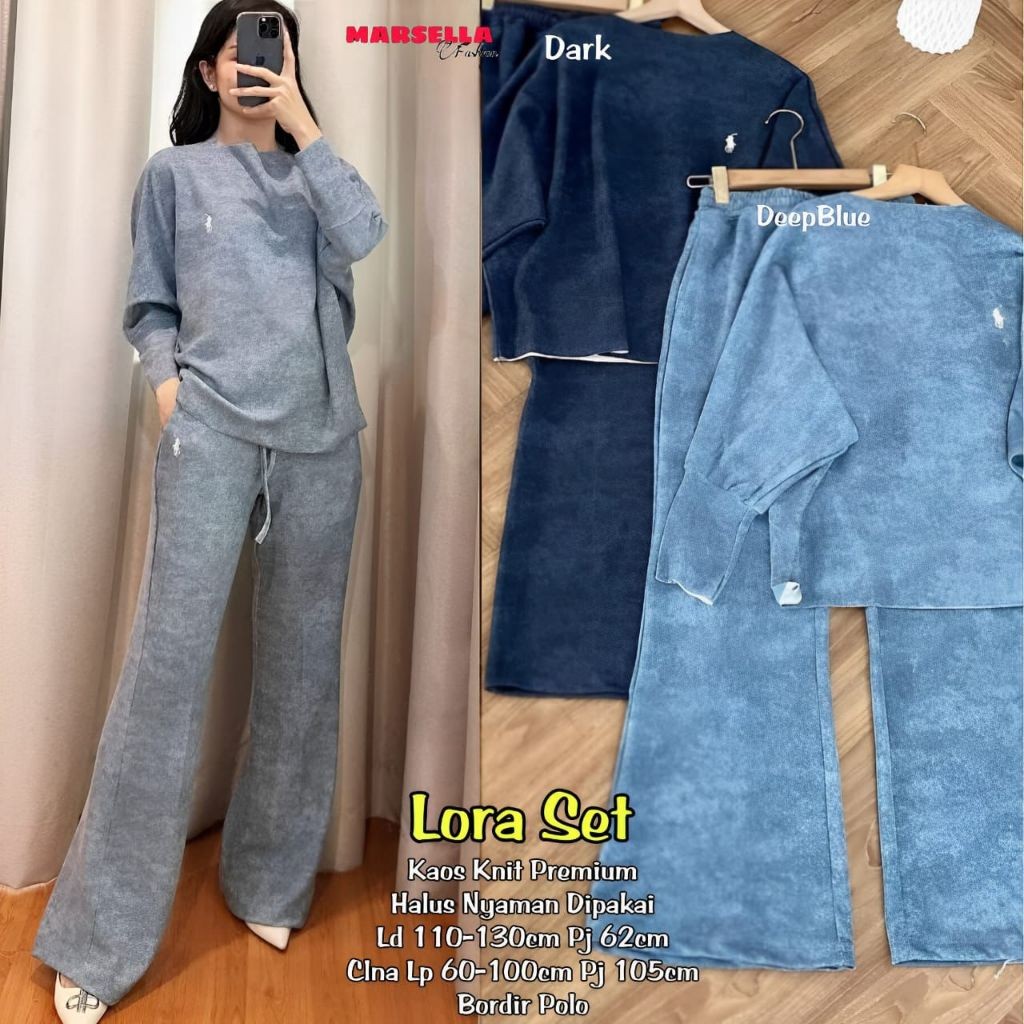 Setelan Wanita Terbaru Lora Setelan By Marsella Fashion murah