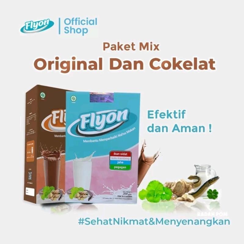 

Satu Paket Susu Flyon Susu Bubuk Coklat Etawa
