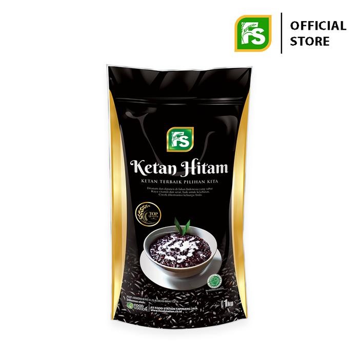 

qrue_mart- [Best Quality] Beras Ketan Hitam Food Station 1 kg