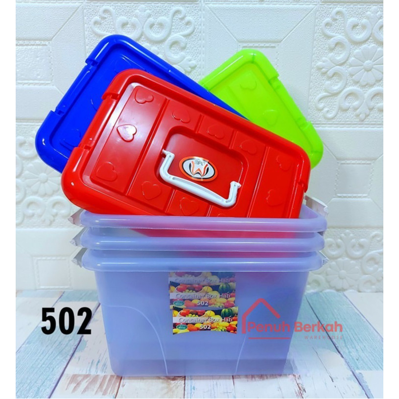 CONTAINER BOX HATI 502 MPW (KECIL)