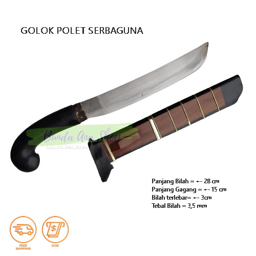 Golok Asli Cibatu Asli baja super Alat Berkebun multifungsi