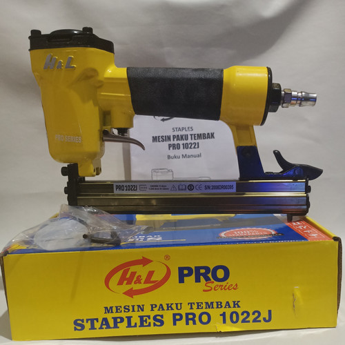 

Mesin Paku Tembak Stapler angin 1022J Air Brad Nailer D03-1013J DongCheng D 03-1013