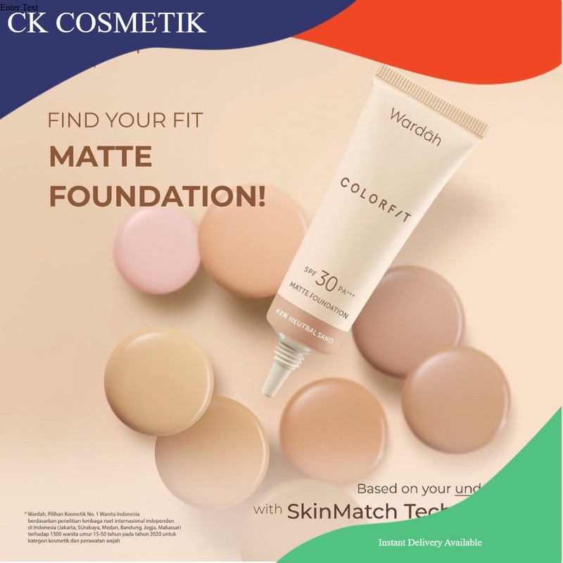 Wardah Colorfit Matte Foundation